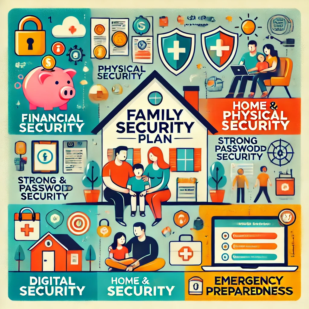 Planning for your family's security involves taking proactive steps in multiple areas—financial, physical, emotional, and digital security.