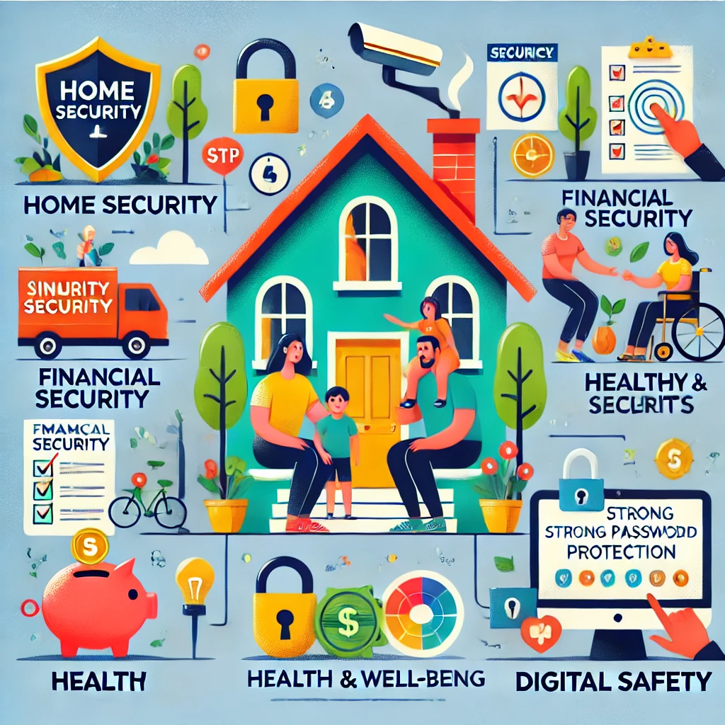 Ensuring your family's security involves multiple aspects—physical, financial, emotional, and digital safety.