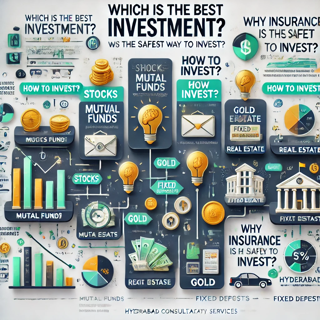 Insurance is considered one of the safest investment options because it provides both financial protection and guaranteed returns. Unlike other investments that depend on market fluctuations, insurance offers security and stability for individuals and families.
